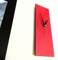 30cm Handpainted Red Wall Clock