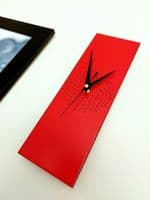 30cm Handpainted Red Wall Clock