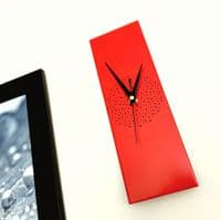 30cm Handpainted Red Wall Clock