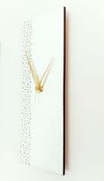 30cm Handpainted White Clock