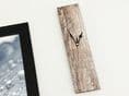 Brown Barn Wood Look Wall Clock 33cm