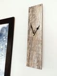 Brown Barn Wood Look Wall Clock 33cm