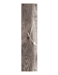 Brown Barn Wood Look Wall Clock 33cm