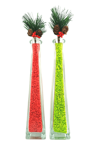 Christmas Bud Vase