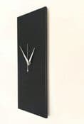 Contemporary Modern Black Rectangle Wall Clock 40cm