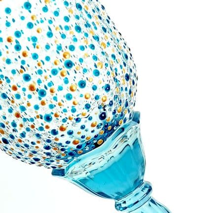 Gill's Champagne Prosecco Glass 'Blue Stem'