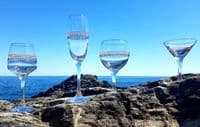 Gill's Champagne Prosecco Glass 'The Rainbow'