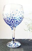 Gill's Gin Glass 'Forget-Me-Not