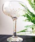 Gill's Handpainted Champagne Coupe Glass