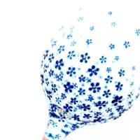 Gill's Wine Glass 'Forget Me Not' Blue Flower