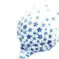 Gill's Wine Glass 'Forget Me Not' Blue Flower