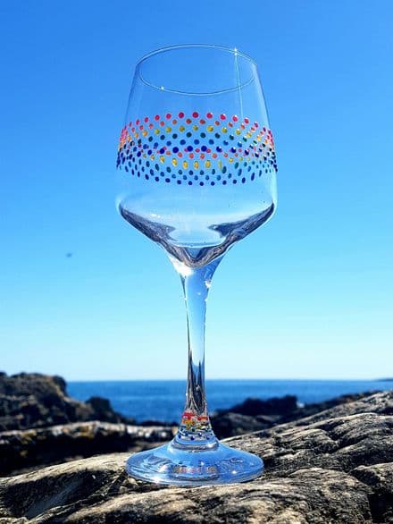 Gill's Wine Glass 'The Rainbow'