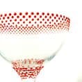 Hand Painted Balloon Gin Glass 'The Ring' Design