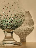 Hand Painted Brandy Glass Cognac Snifter