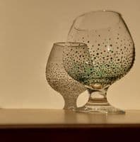 Hand Painted Brandy Glass Cognac Snifter