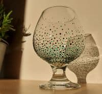 Hand Painted Brandy Glass Cognac Snifter