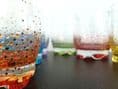 Hand Painted Colourful Glass Tumblers