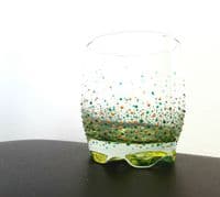 Hand Painted Colourful Glass Tumblers