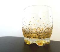 Hand Painted Colourful Glass Tumblers