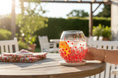 Hand Painted Glass Tumbler 'Poppy'