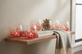 Hand Painted Glass Tumbler 'Poppy'