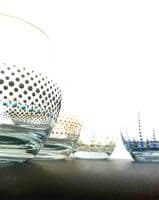 Hand Painted Glass Tumbler 'The Ring'