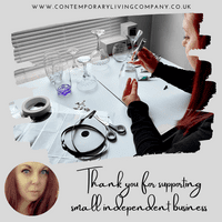 Hand Painted Glass Tumbler 'The Ring'