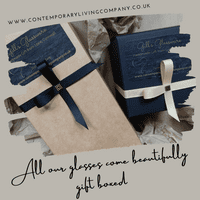 Hand Painted Glass Tumbler 'The Ring'