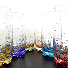 Hand Painted Glassware - Hiball Glasses