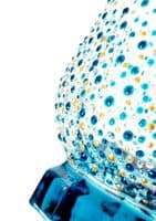 Hand Painted Hiball Glass 'Blue Stem'