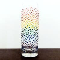 Hand Painted Multicoloured Hiball Glass