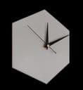Hexagon Wall Clock, White