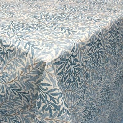 Acrylic Coated Cotton Fabric Morris Willow Azure