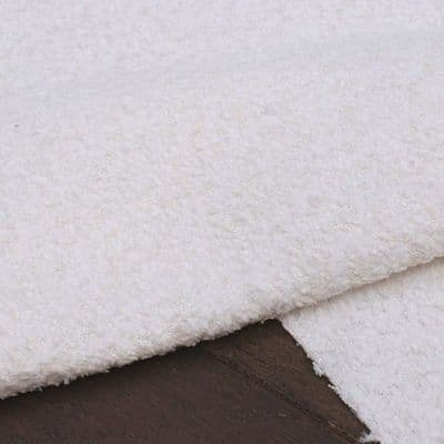 Boucle Chenille Upholstery Fabric Cream