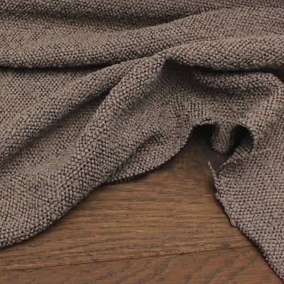 Boucle Upholstery Fabric Taupe Brown