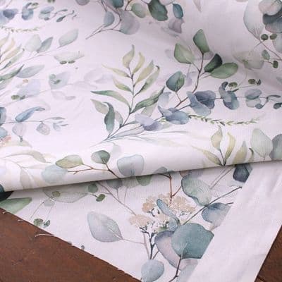 Cotton Curtain Fabric Watercolour Meadow