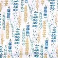 Cotton Fabric Golden Teal Meadow