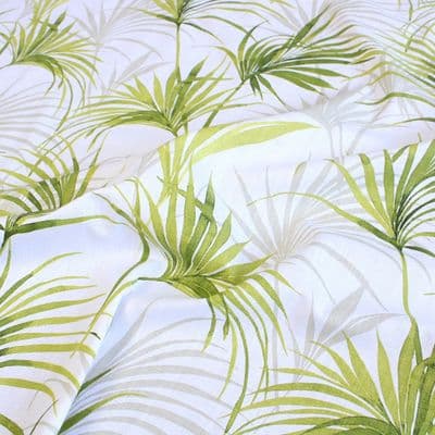 Cotton Fabric Tropical Palm Breeze