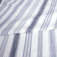 Chatham Glyn Darwin Twilight Blue – Woven Striped Fabric