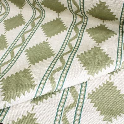 Double Width Cotton Polyester Fabric Nomadic Stripes