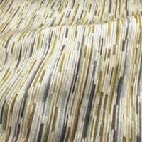 Fire Retardant Jacquard Velvet Upholstery Fabric Stripes  - Green
