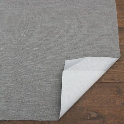 Fire Retardant Recycled Polyester Upholstery Fabric Grey