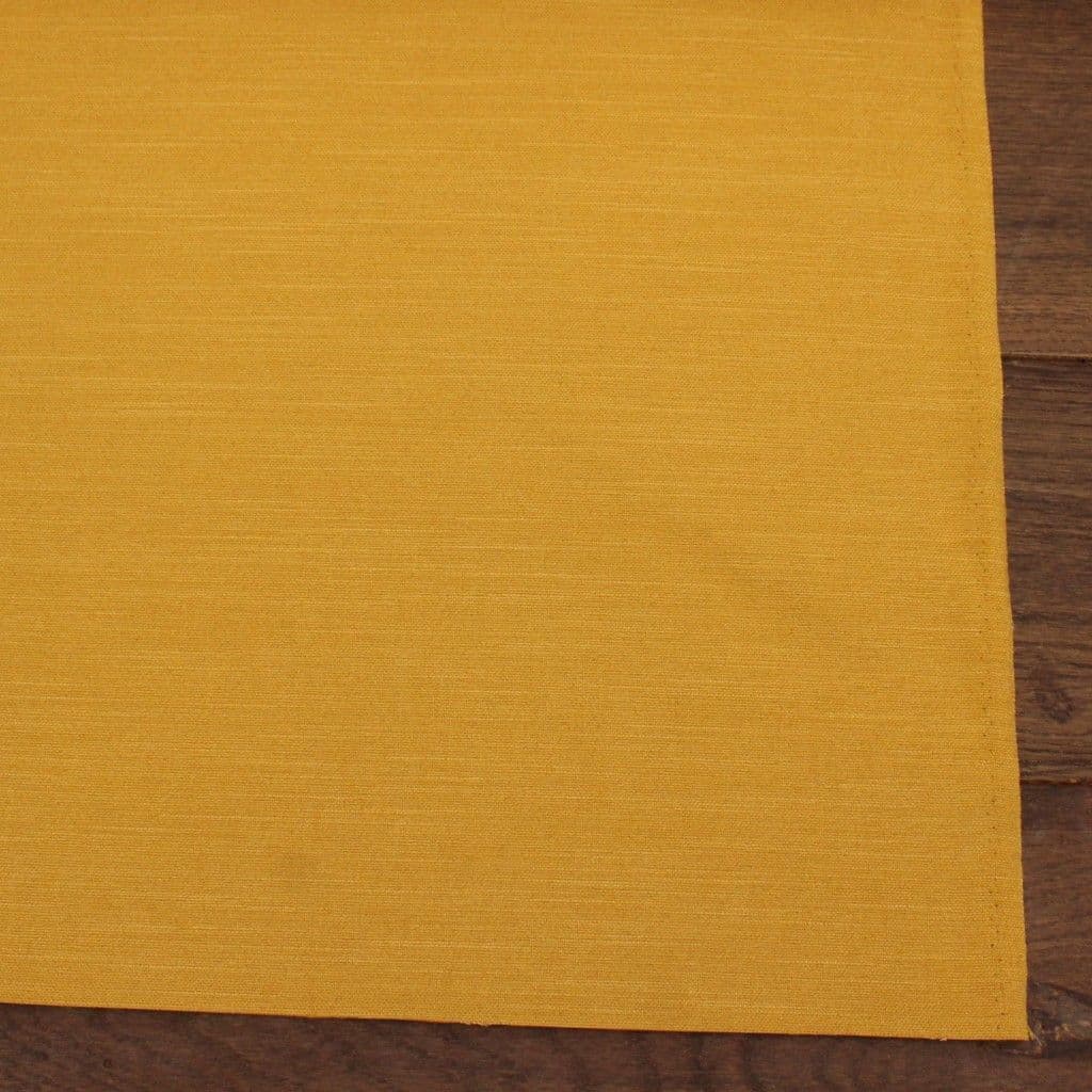 Fire Retardant Recycled Polyester Upholstery Fabric Mustard Yellow