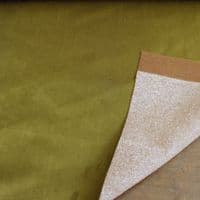Fire Retardant Velvet Upholstery Fabric Olive Green