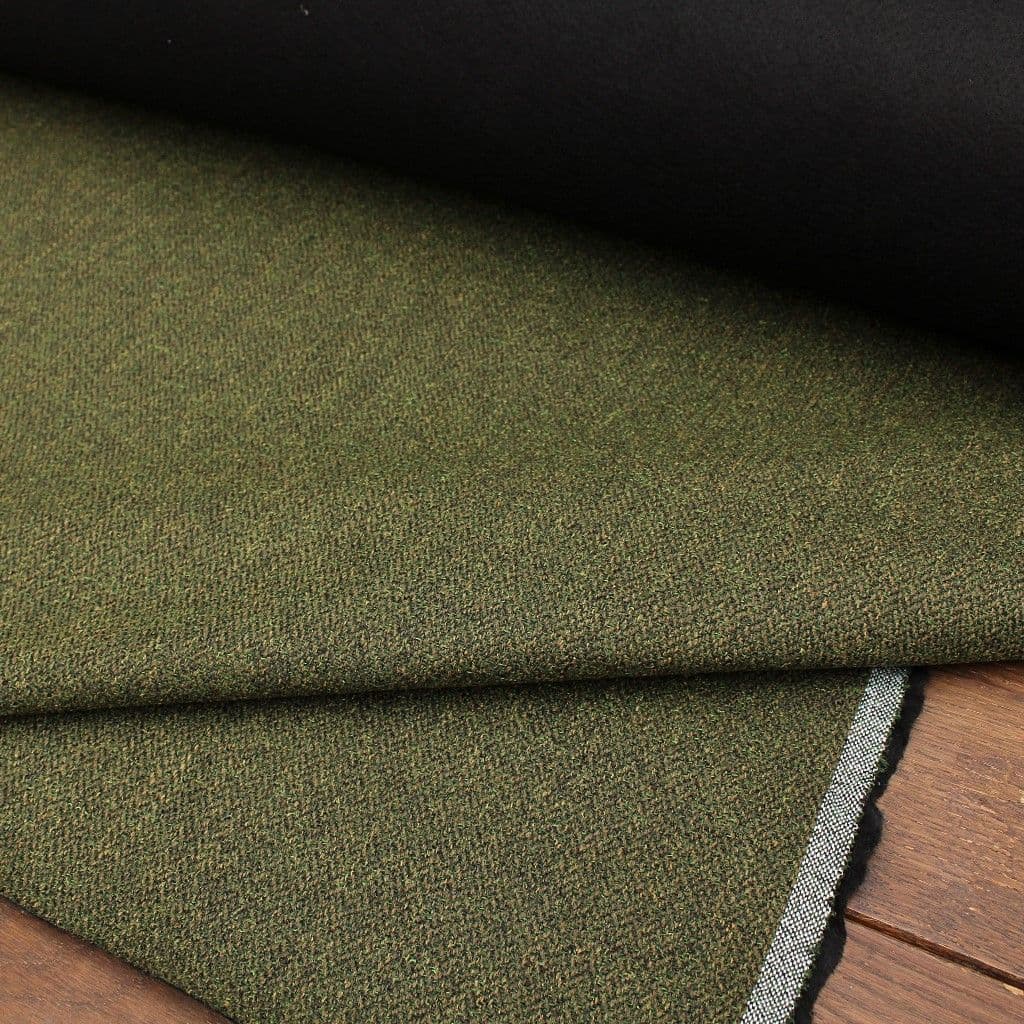 Fire Retardant Wool Like Tweed Herringbone Upholstery Fabric - Woodland ...