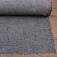 Fire Retardant Wool Like Tweed Upholstery Fabric - Dark Grey