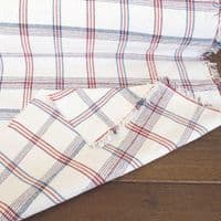 French Washed Cotton Fabric -  Farmhouse Check