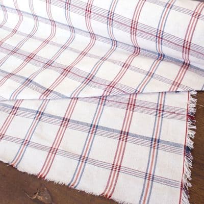 French Washed Cotton  Farmhouse Check