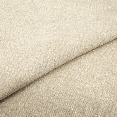 Harbour Almond  Heavy Duty Faux Linen Upholstery Fabric