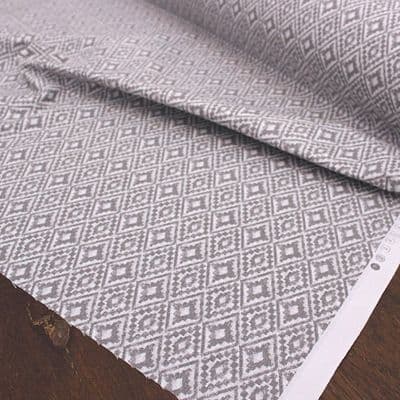 iLIV Aztec Smoke Grey Cotton Fabric
